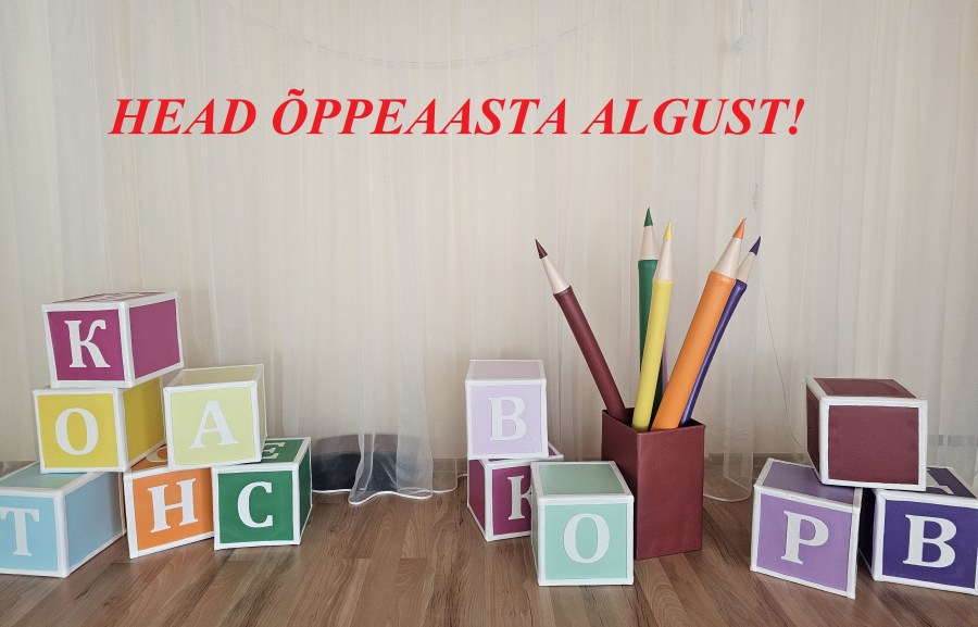 HEAD ÕPPEAASTA ALGUST! 1.09.2024