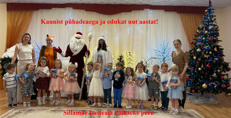 Kaunist pühadeaega ja edukat uut aastat!