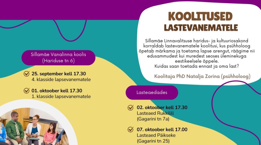 Kohtumine psühholoogiga 7.10.2025 kell 17.00.